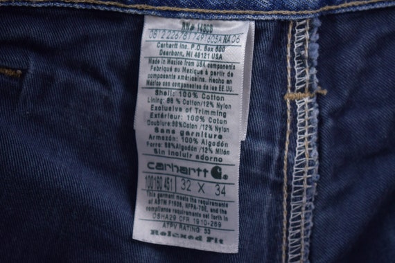 Vintage 1990s Carhartt Fire Resistant Work Pants … - image 7