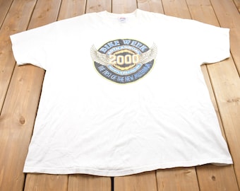 Vintage 2000 Bike Week Myrtle Beach Graphic T Shirt / Large Clothing / Streetwear / Rare Vintage / Single Stitch / Made In USA