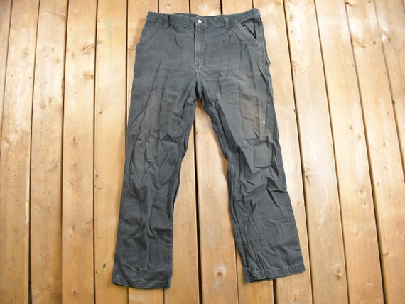 Vintage 1990s Carhartt Work Pants Size 40 X 32 / 90s Carpenter Pants / Made  in USA / Distressed Carhartt / Vintage Workwear / Black -  Canada