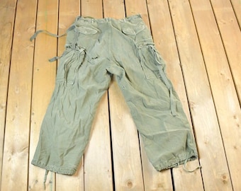 XL / 39 to 43 Waist 50s US Army M-51 Cargo Pants / Field Trousers