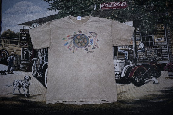 Vintage 1990s Arizona Souvenir T Shirt / Dreamcat… - image 2