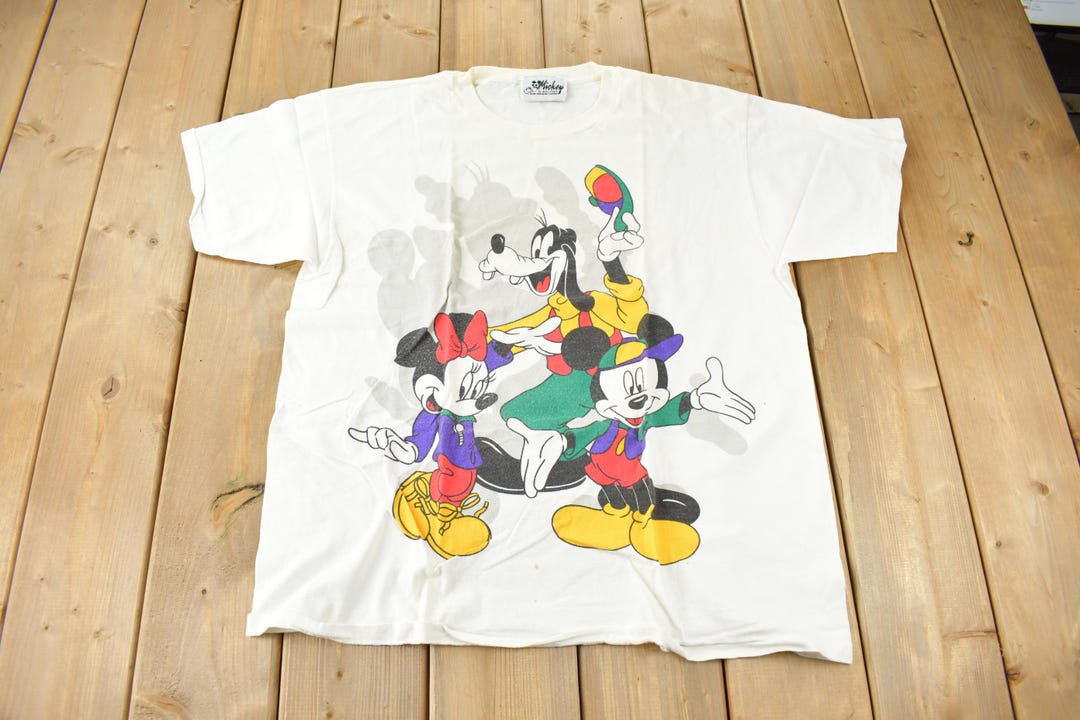 Vintage 1990s Disney Mickey Mouse & Friends Graphic T-shirt OSFA