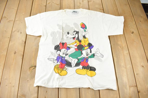 Vintage 1990s Disney Mickey Mouse & Friends Graphic T-shirt OSFA