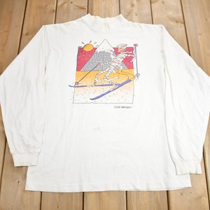 Vintage Ski T Shirt - Etsy Singapore