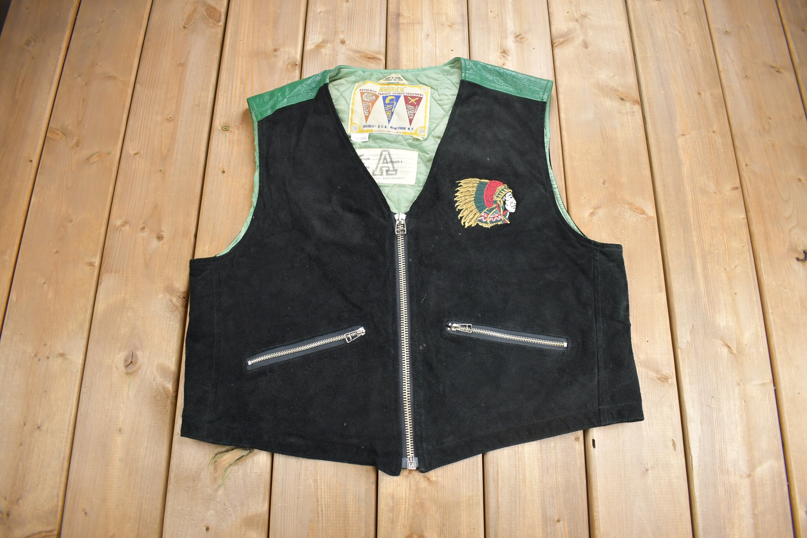 Avirex Vest - Etsy