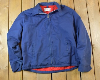 XL Vintage 70s Lee Work Wear Jacket 2 Pocket Prest Twill Men's
