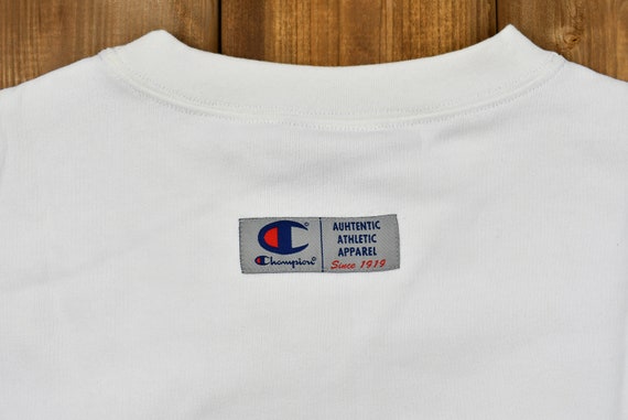 Vintage Deadstock Blank White Champion Sweatshirt… - image 6