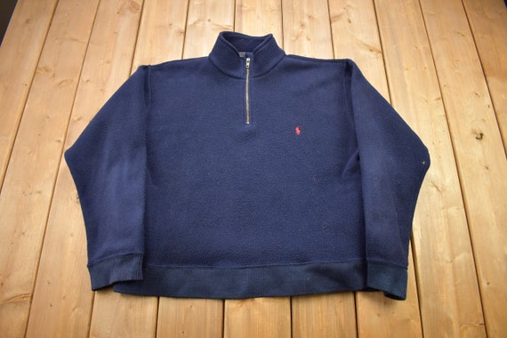 Vintage 1990s Polo Ralph Lauren Polartec Fleece Sweater  