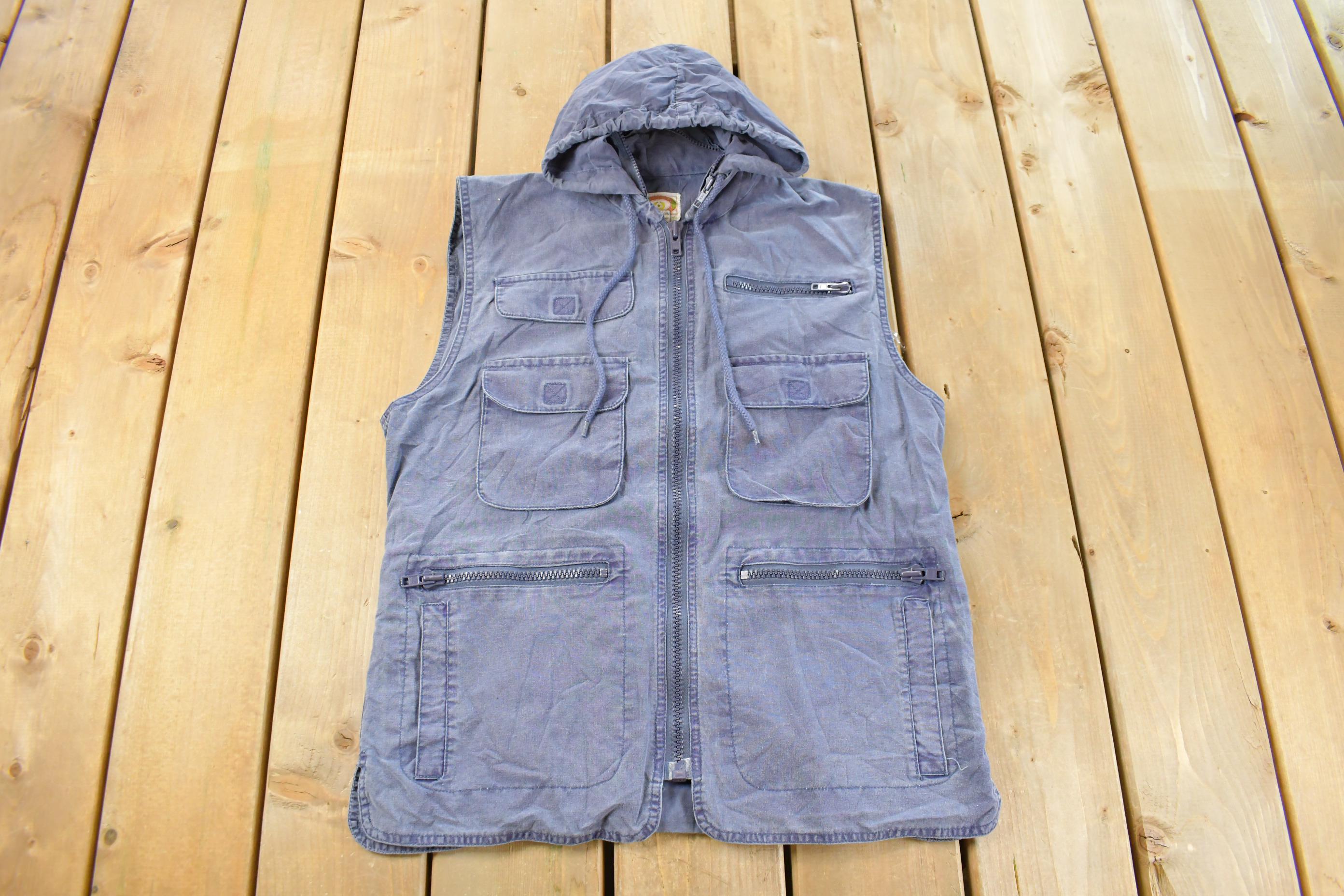 Gilet Vintage Banana Republic Safari Photo Randonnée Beige XL Aventures