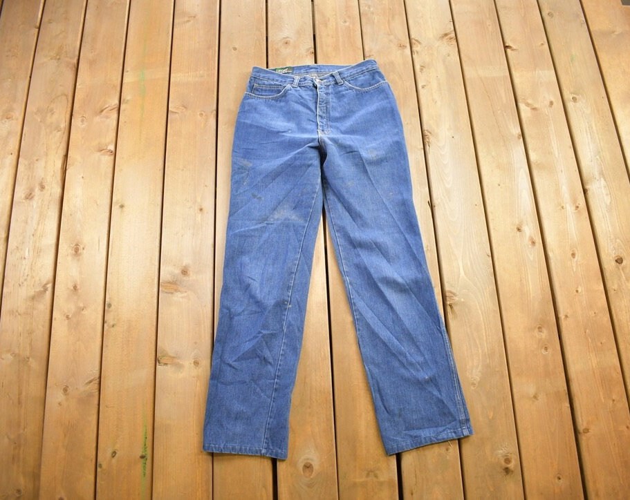 Vintage 1990s IZod Lacoste Denim Jeans Size 29x30/ Bootcut / American Vintage / High Fashion / Streetwear / Vintage Pants/ Alligator