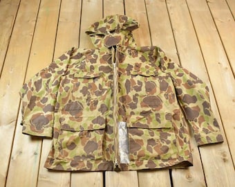 Vintage 90s Cabelas Camo Jacket Small 21x26 Duck Hunter USA - Etsy