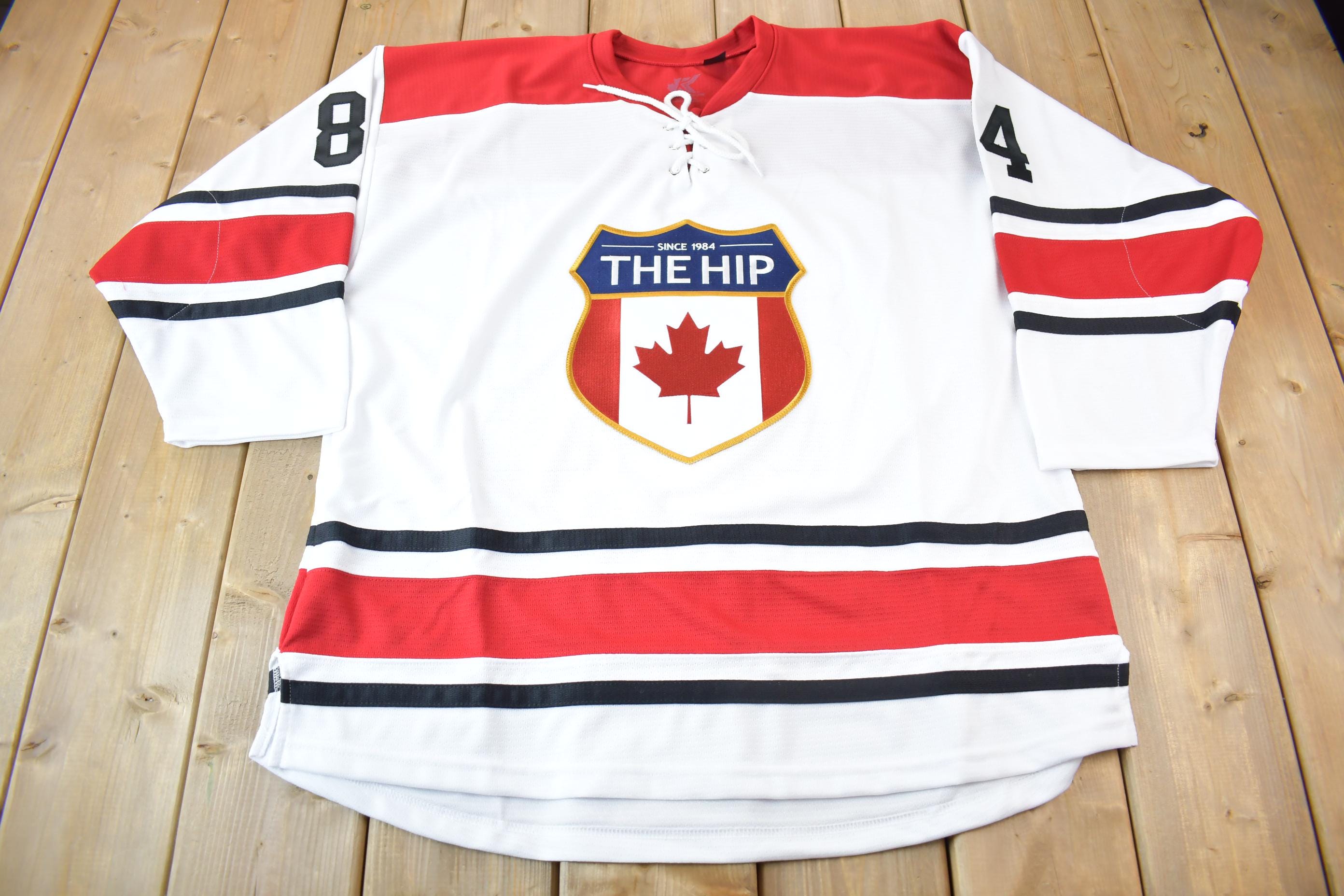 Vintage 1990s Deadstock the Tragically Hip Canada Hockey Jersey
