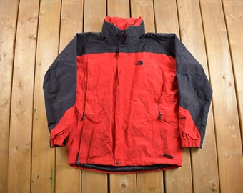 Vintage 1990s The North Face Mountain Jacket / Vintage North Face Windbreaker / Vintage TNF / Color Block