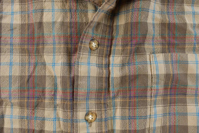 Camisa de franela de lana Pendleton vintage de los años 80, talla 3XL para hombre / Camisa de los 80 / Pendleton vintage / Camisa de los 80 / Para exteriores / Hecha en EE. UU. imagen 4