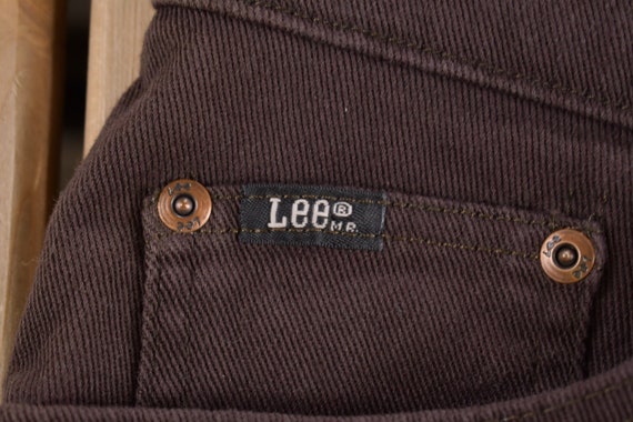 Vintage 1990s Lee Denim Jeans 27 x 30 / Brown / V… - image 4