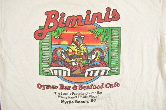 Vintage 1990s Biminis Oyster Bar Cafe Myrtle Beac… - image 4