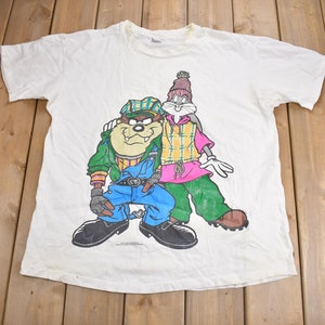 1994年ヴィンテージ ルーニー・テューンズ ギャングスターTシャツ / シングルステッチ / ワーナーブラザーズ / カートゥーンネットワーク / 漫画家 / アメリカ製 / ルーニー・テューンズ