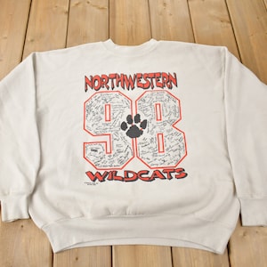 Vintage 1998 Northwestern University Class Of 98 Collegiate Crewneck