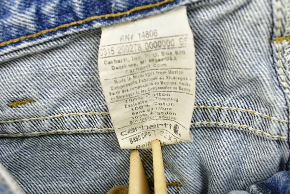 Vintage 90s Carhartt Denim Jeans Taglia 32 x 34 / 90s | Etsy Italia