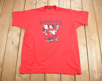 値下げ中‼️1996年 USA製 MISFITS Tシャツ　デッドストック MISFITS - 1996年 USA製 MISFITS Tシャツ デッドストックの通販