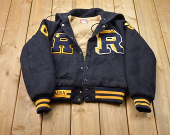 EMPIRE 70´s varsity jacket vintage 襟付き