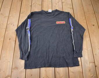 Vintage 1990s Tommy Hilfiger Athletic Gear Long Sleeve Shirt Made in Canada