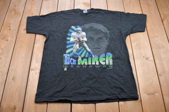 Vintage 1994 Seattle Seahawks Rick Mirer NFL Grap… - image 1