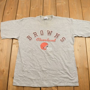 Vintage 1990s Cleveland Browns NFL Grafik T-Shirt / NFL / 90s Streetwear / Sportbekleidung