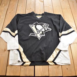Vintage 2000s Pittsburgh Penguins NHL KOHO Embroidered Hockey Jersey Size 2X