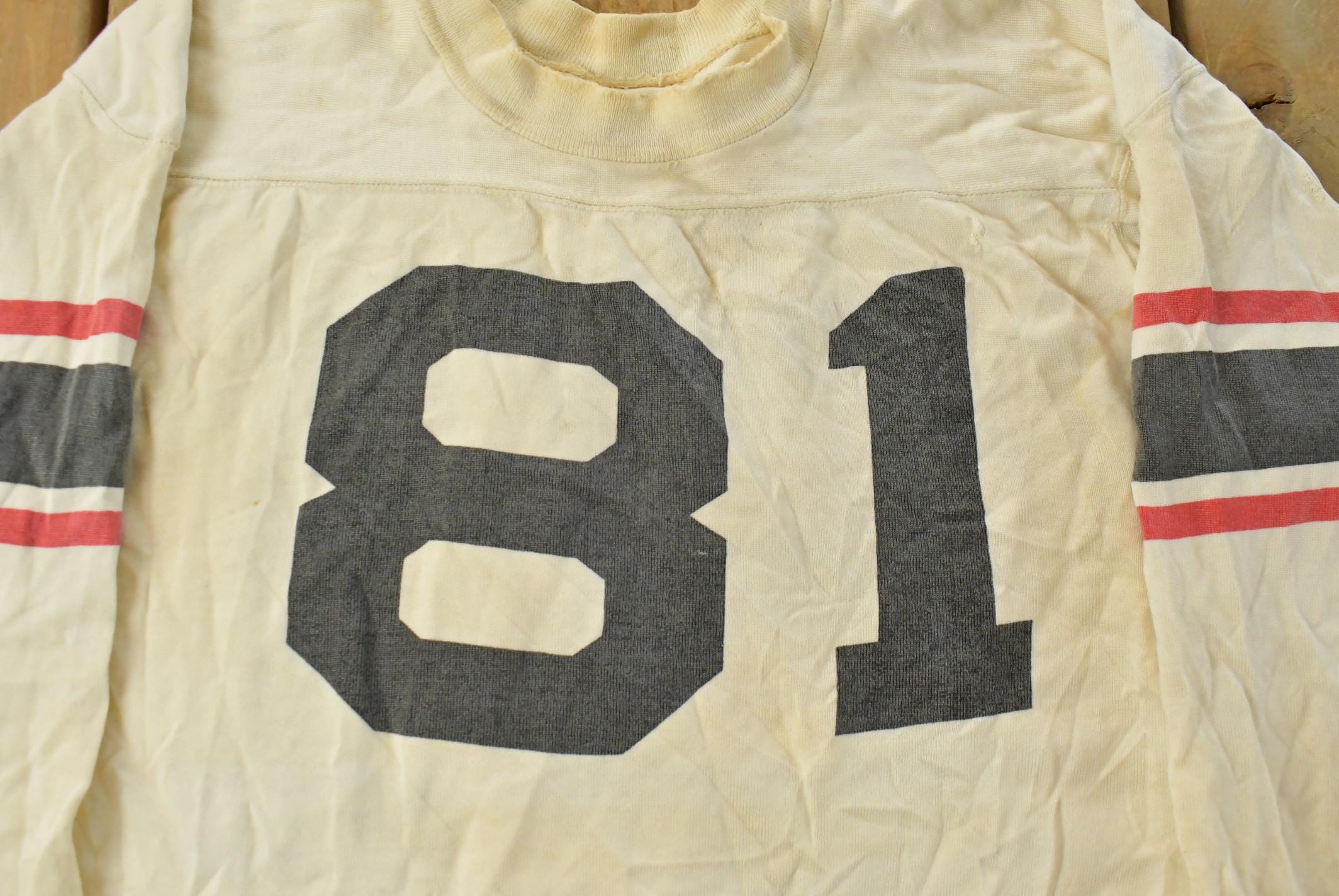Vintage 1950s Champion Knitwear Football Jersey Men's 38 / True