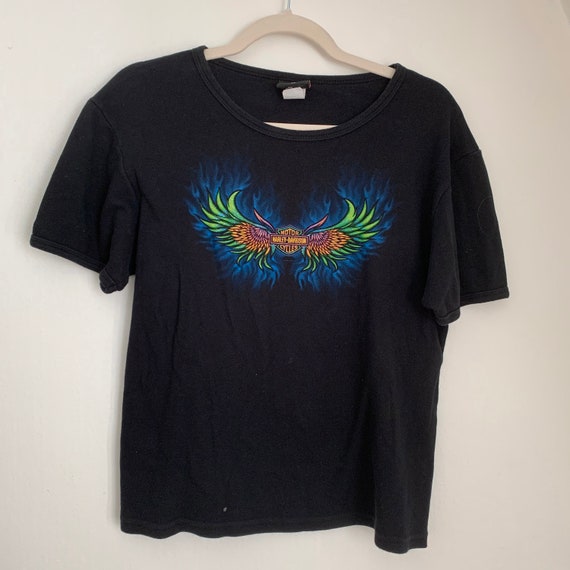 Harley Davidson / Motorcycle T Shirt / Vintage Har