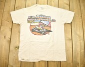 Vintage 1985 Eldora Nationals Racecar T-shirt Eldora Speedway Single Stitch Sportswear Streetwear Rare Sports Tee Made In USA