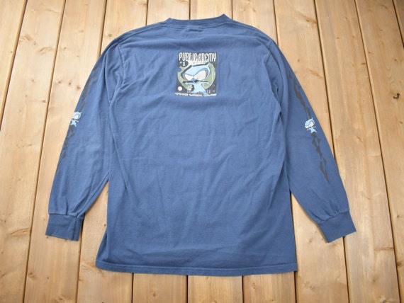Vintage 1990s The Y2K Bug Graphic long Sleeve T S… - image 1