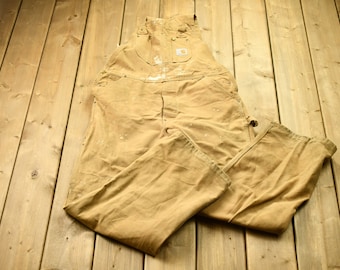 Vintage 80's Carhartt Thick Heavyweight Long Sleeve Hooded Work