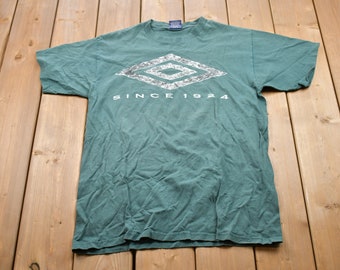Vintage 1990s Umbro T-Shirt / Graphic / 80s / 90s / Streetwear / Retro Style / 90s Umbro Soccer Tee / Made In USA