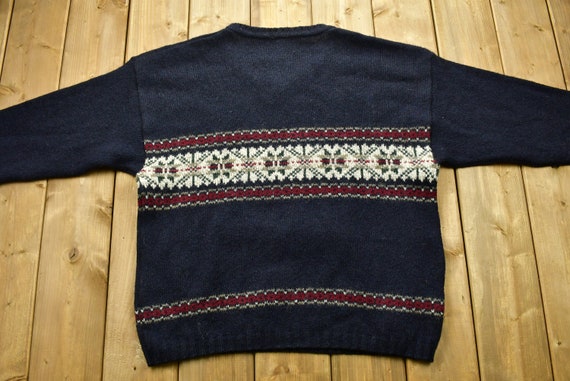 Vintage 90's Woolrich Knitted Sweater / Made In U… - image 4