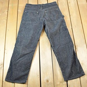 90s Levi’s Silver Tab Corduroy Pants Levi's Silvertab Baggy Jeans Size 36x32 Brown Corduroy Vintage 90s