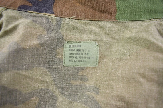 Vintage 1983 US Army Woodland Camouflage Cold Wea… - image 4