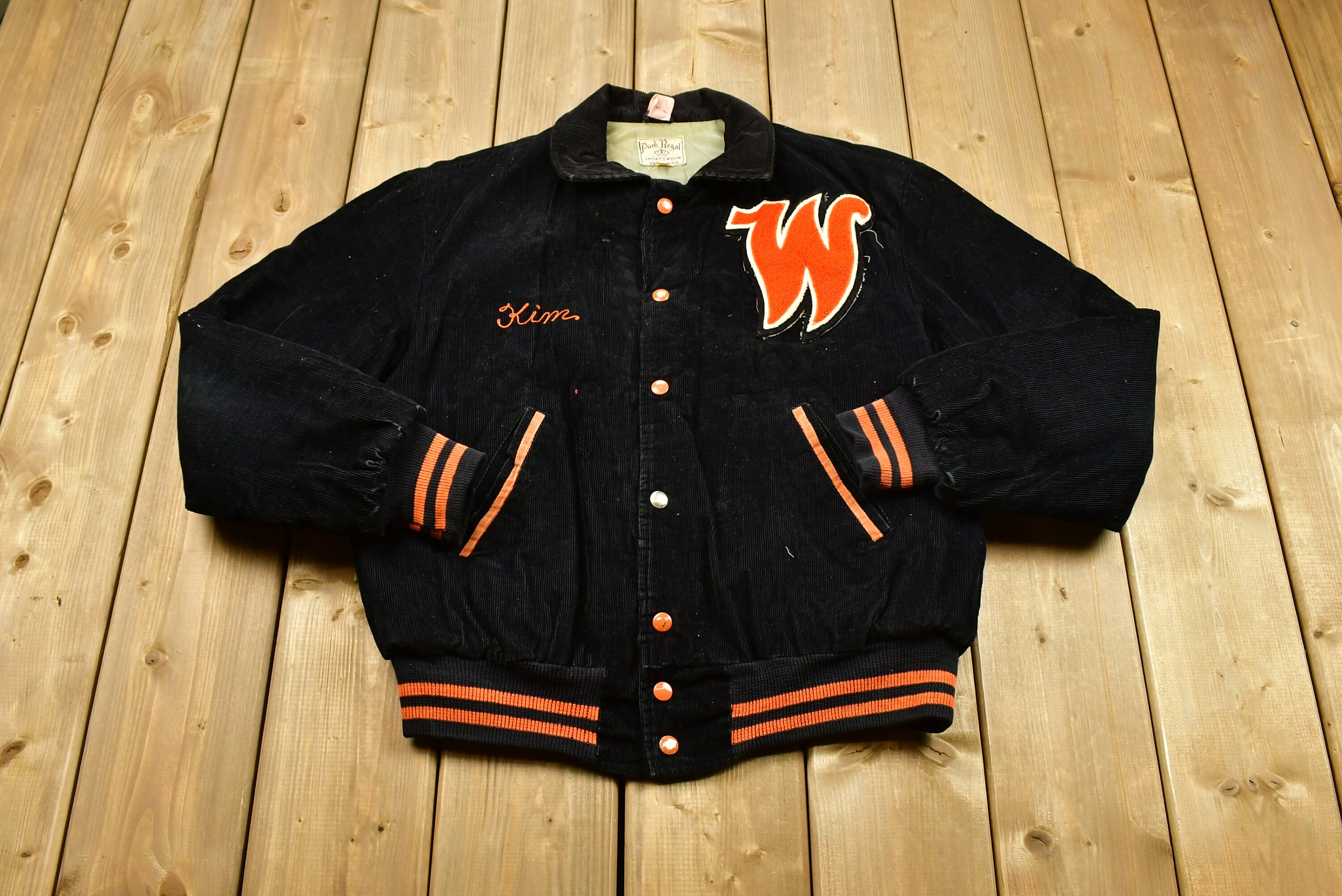 Vintage 1960s Corduroy Embroidered 