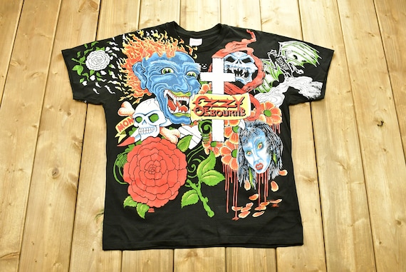 Vintage 1992 Ozzy Osbourne No More Tours T-shirt All Over Print