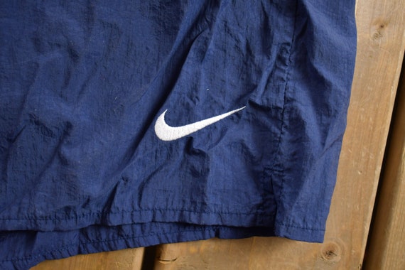 Vintage 1990s Nike Swimming Trunks Size XL / Blue… - image 4