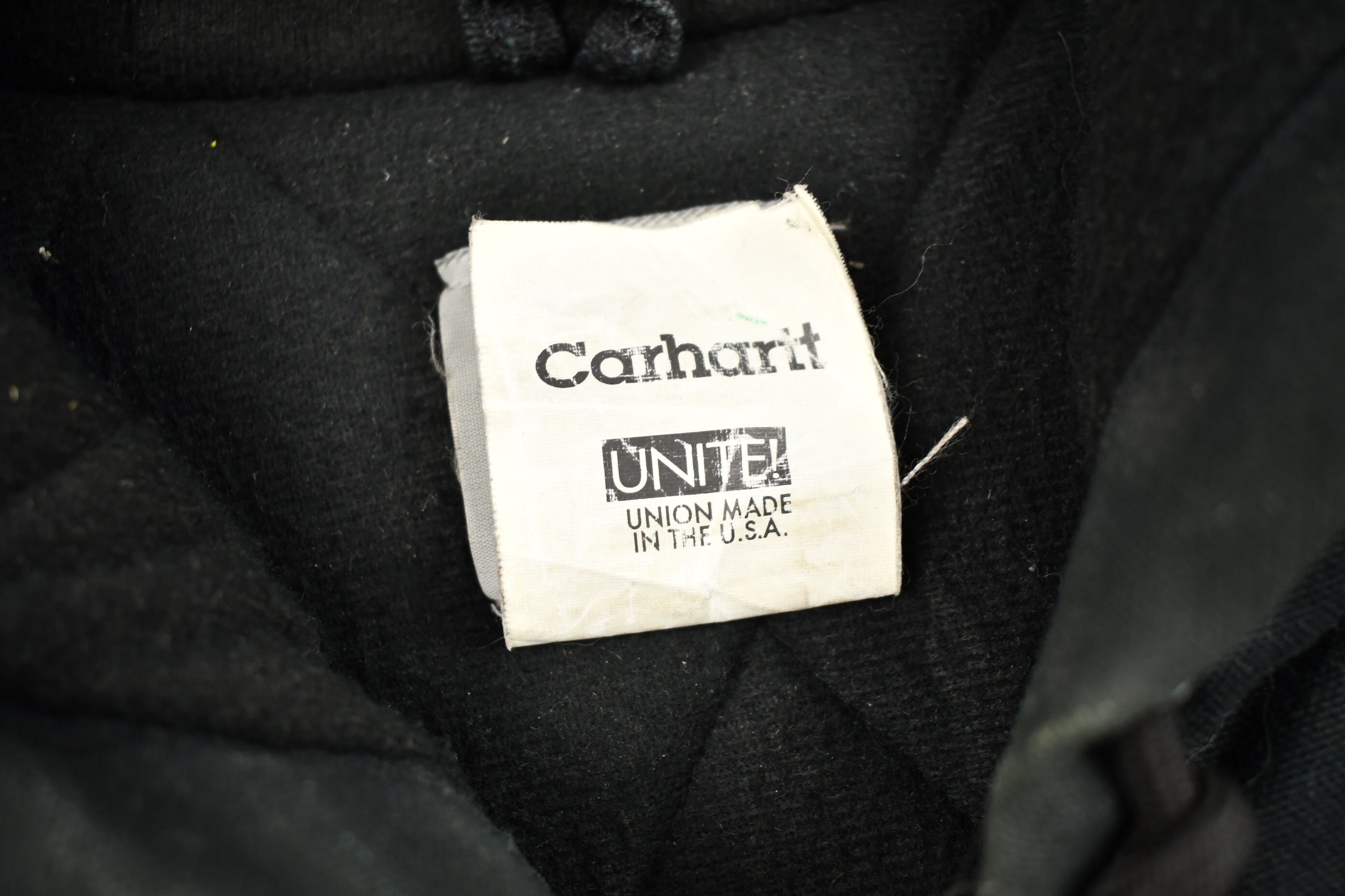 Vintage 90s Carhartt Jacket Full Zip With Hood / Workwear