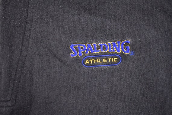 Vintage 1990s Spalding Athletic Quarter Zip Sweat… - image 4