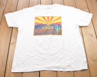 Vintage 2000 Hanes Team Arizona Hanes Souvenir T Shirt / Streetwear / Rare Vintage / Vacation Tee / Travel T Shirt / Made in USA