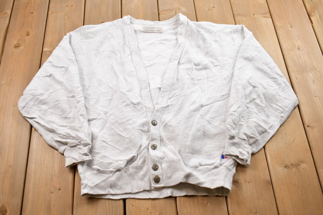 90s LLBean × Russell Sweat Cardigan