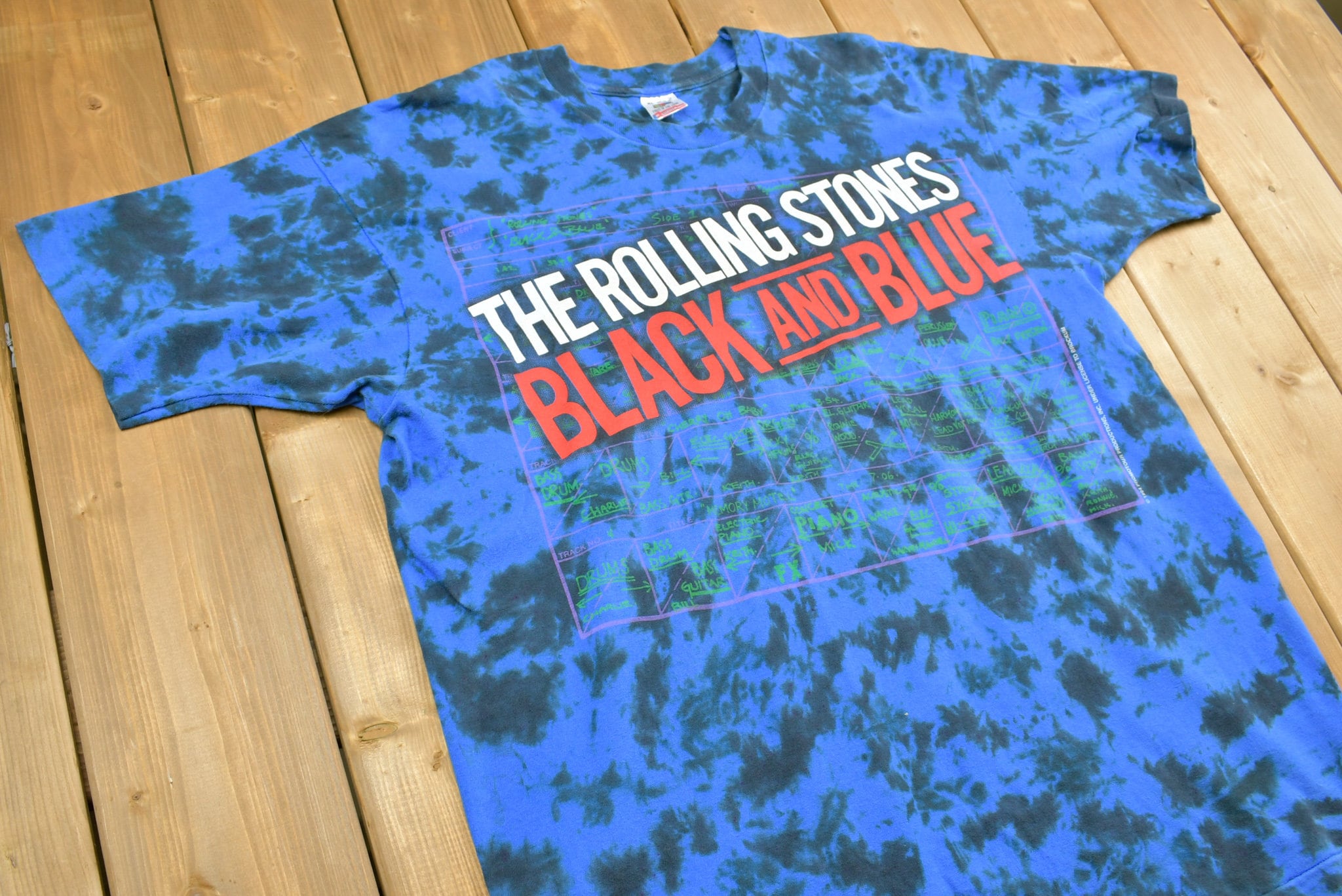 The rolling stones black & blue t shirt - Etsy 日本