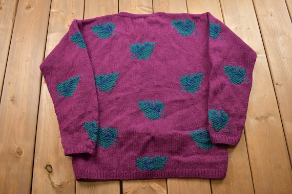 Vintage 1990s Skyr 100% Shetland Wool Knit Button… - image 2