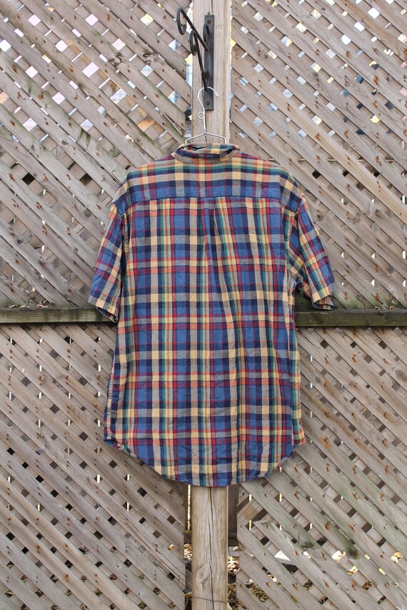 トップス 1990s old gap flannel check shirt s-l400.jpg