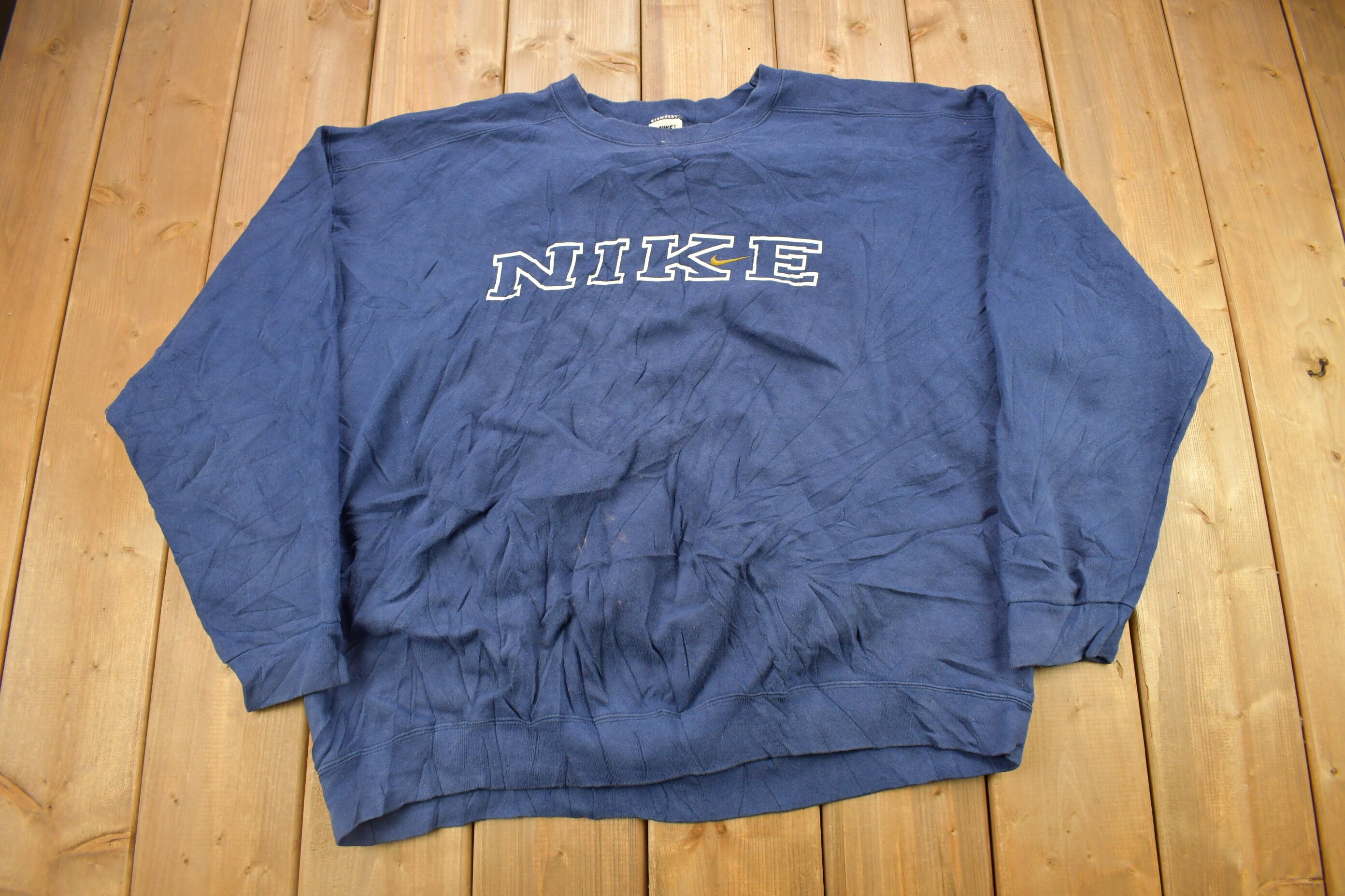 vintage nike crewneck blue