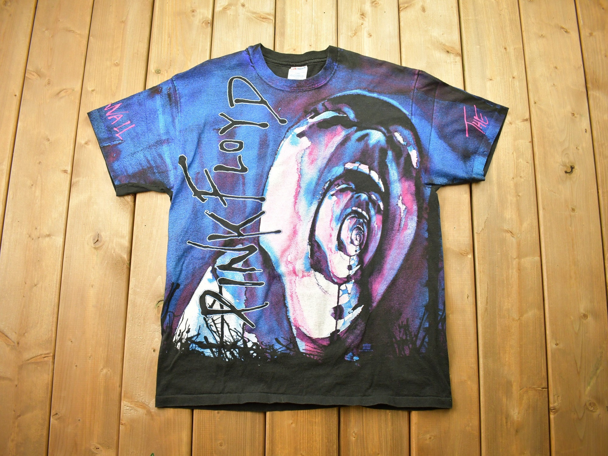 Vintage 1994 Pink Floyd Off The Wall Screaming Face T-shirt